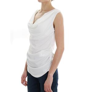 TOP SCOLLATO VICOLO BIANCO